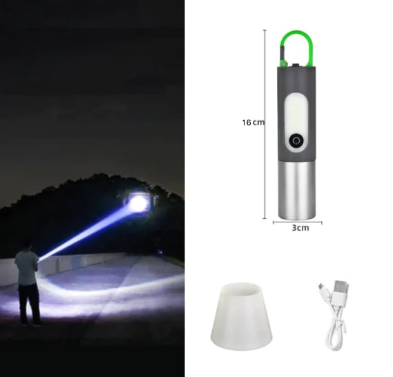 Zoomable LED Flashlight