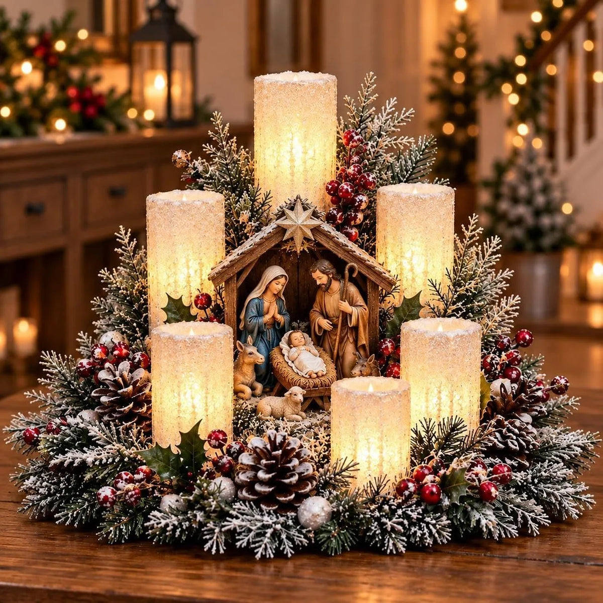 Esslyn™ Winter Glow Centerpiece