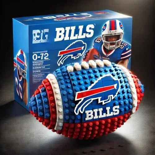Ensemble de construction de ballon de football américain par équipe de la NFL