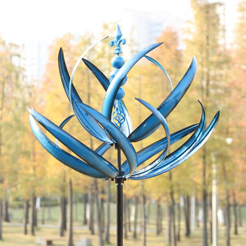 Cyan Oasis-Wind Spinner-PRE-SALE Blue Dracaena Wind Spinner