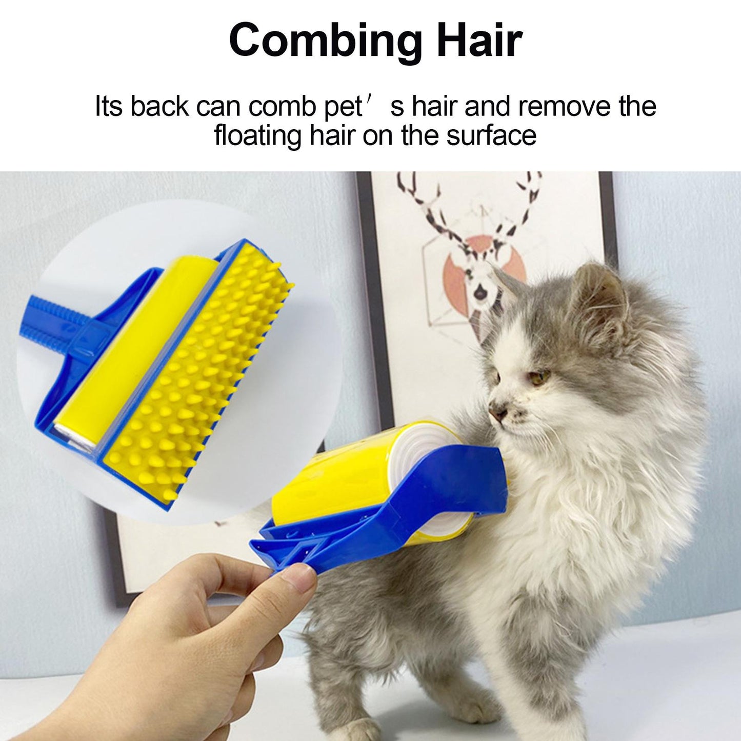 Brosse adhésive Sticky Buddy pour enlever les poils d'animaux
