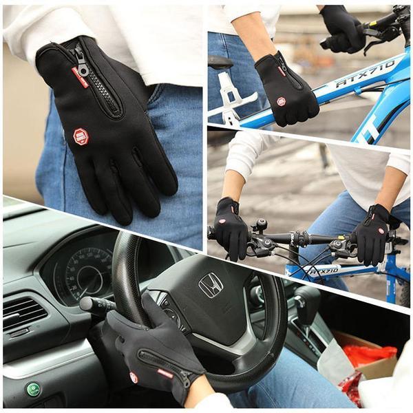 Gants imperméables tactiles et thermiques