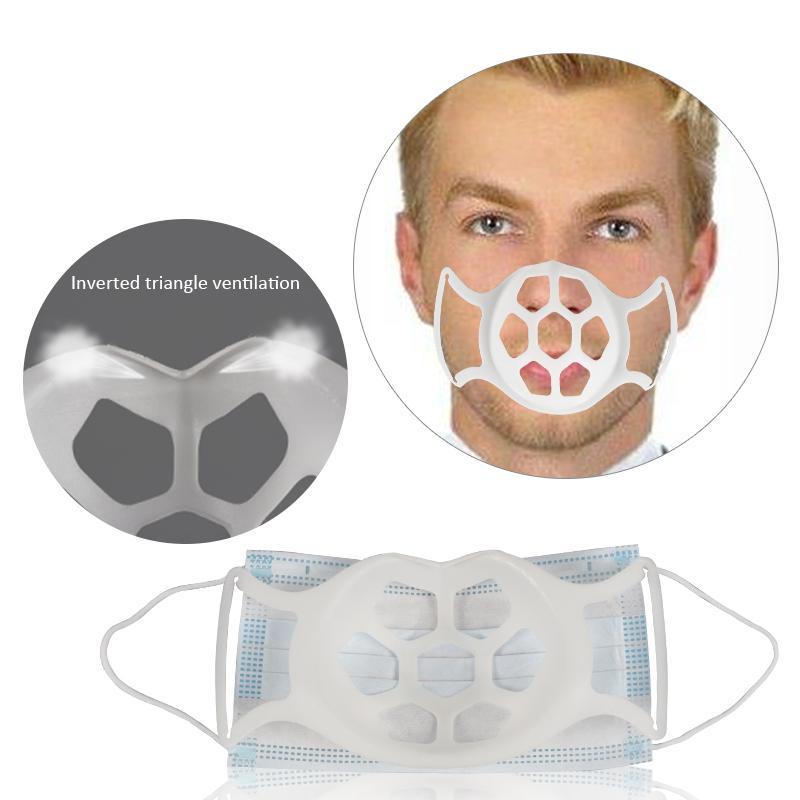 Support de masque facial 3D souple pour plus d'espace de respiration