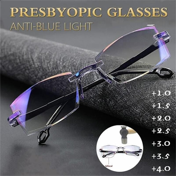 Saphir-Lesebrille mit hoher Härte, Anti-Blaulicht und intelligentem Doppelfokus