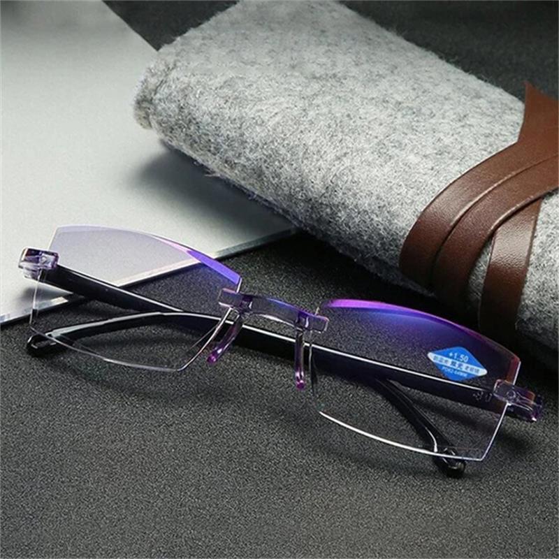 Saphir-Lesebrille mit hoher Härte, Anti-Blaulicht und intelligentem Doppelfokus