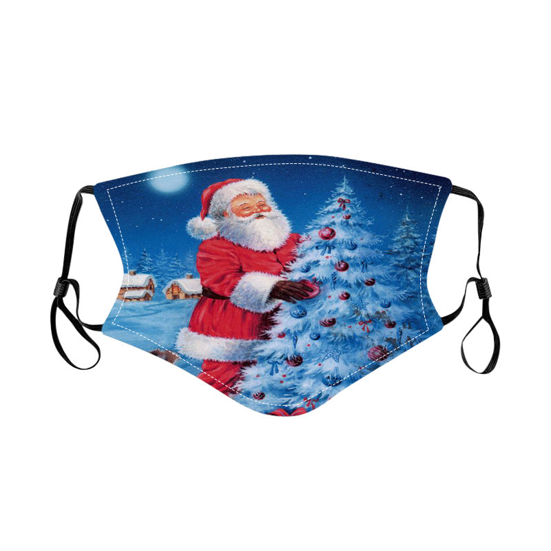 Masque unisexe tendance Joyeux Noël 2020