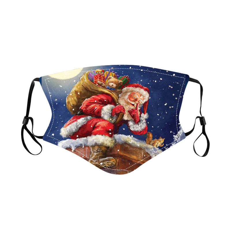 Masque unisexe tendance Joyeux Noël 2020