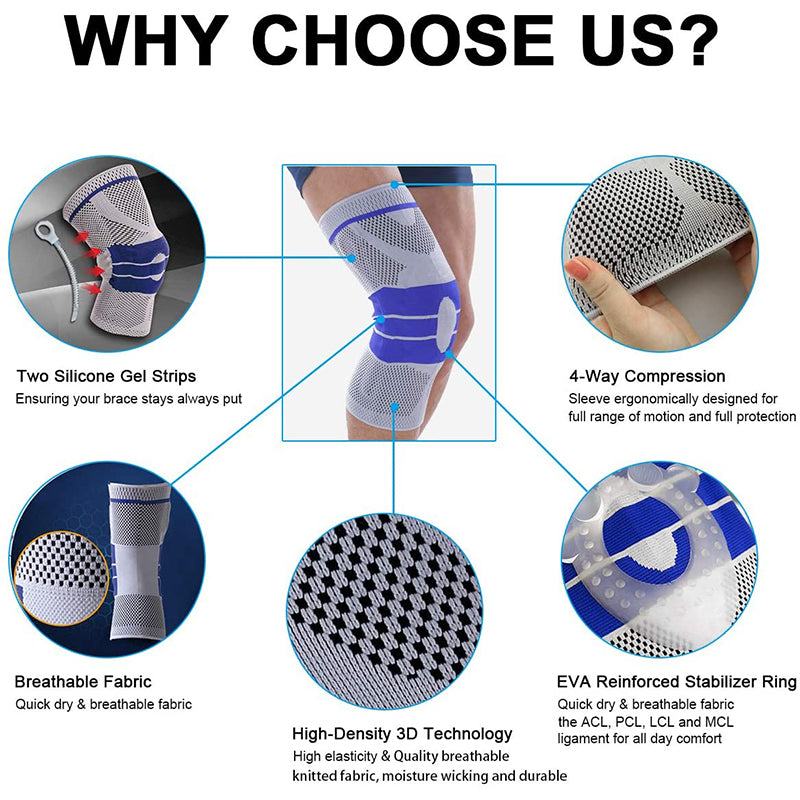 5 genouillères de compression COLAPA™