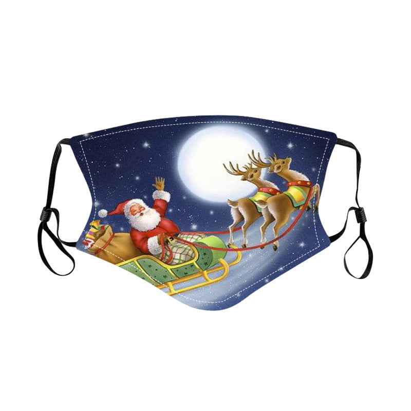Masque unisexe tendance Joyeux Noël 2020