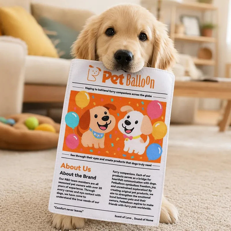 Petlori™ PaperPup  Interactive Toy