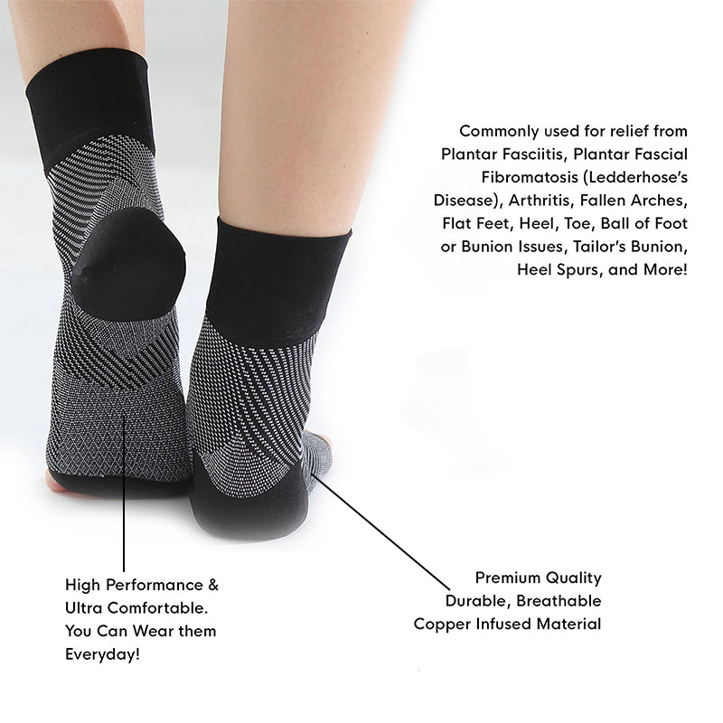 LÉGÈRE - SPORT Manchon de Compression pour Cheville (1 Paire)