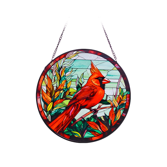 SheremArt Cardinal Suncatcher