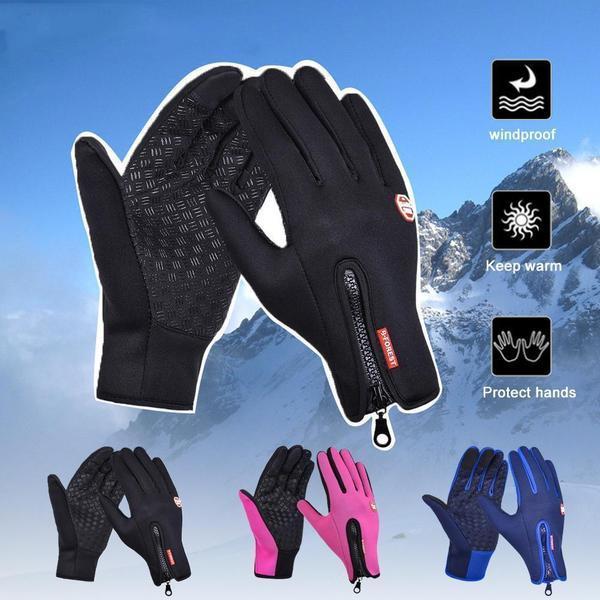 Gants imperméables tactiles et thermiques