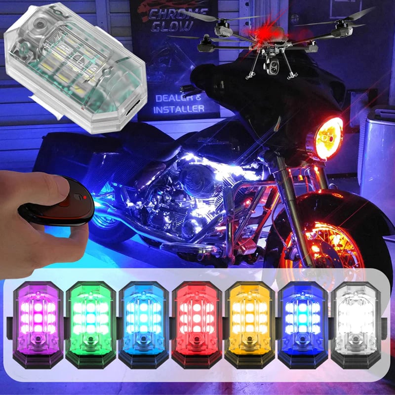 Lampe Stroboscopique LED Sans Fil Haute Luminosité