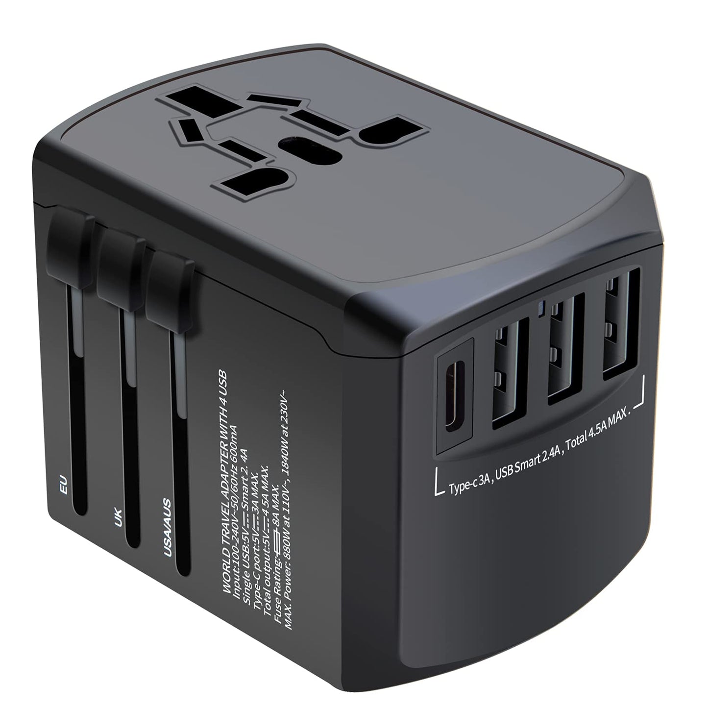 Adaptateur de Voyage Universel Cumuul