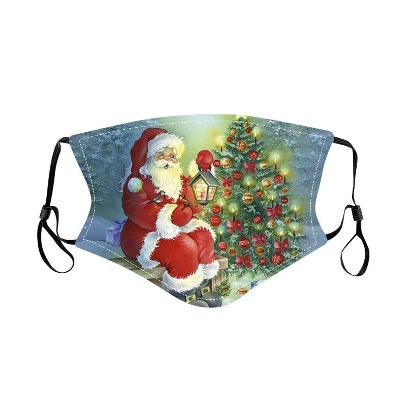 Masque unisexe tendance Joyeux Noël 2020
