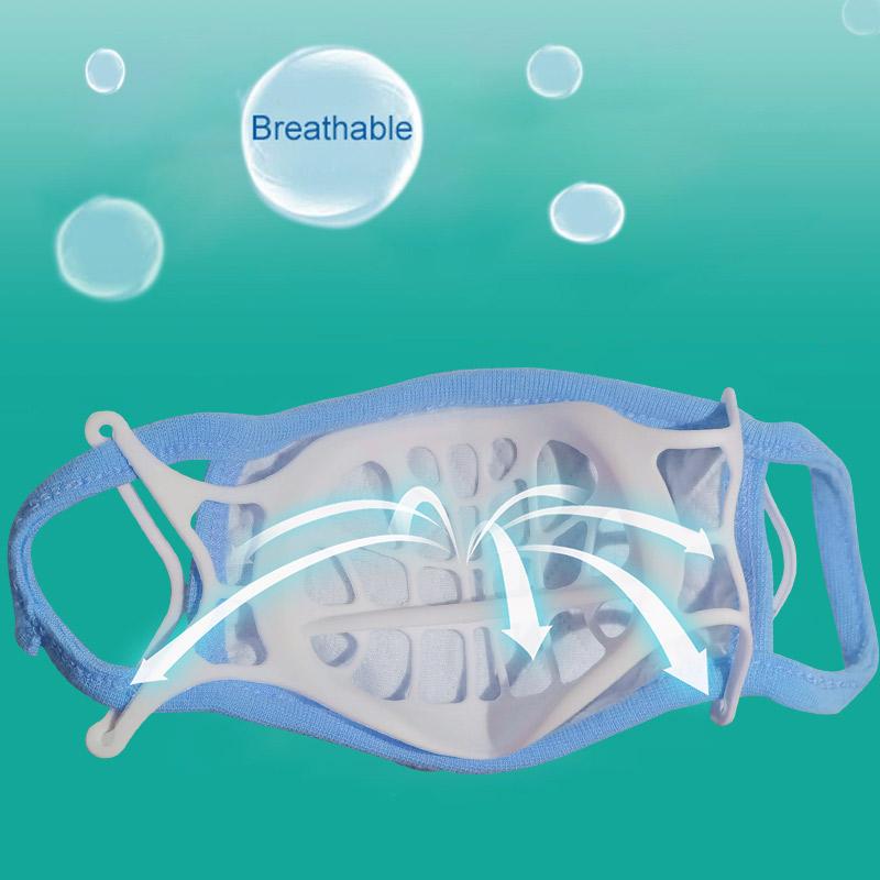Support de masque 3D en silicone version améliorée de 6e génération