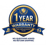 1-Year "No-Questions-Asked" Free Replacement Plan