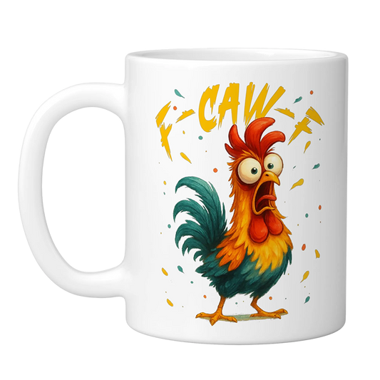SheremArt F-Caw-F Rooster Mug
