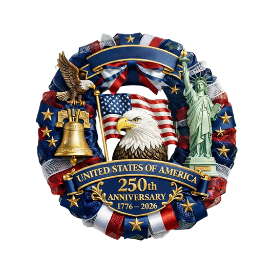 SheremArt Liberty Wreath