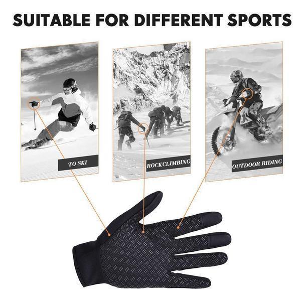 Gants imperméables tactiles et thermiques