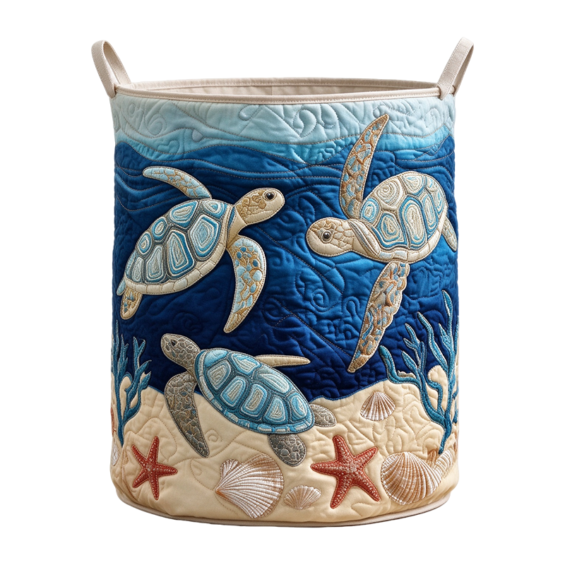 Amoroart™ Bedside Quilted Hamper