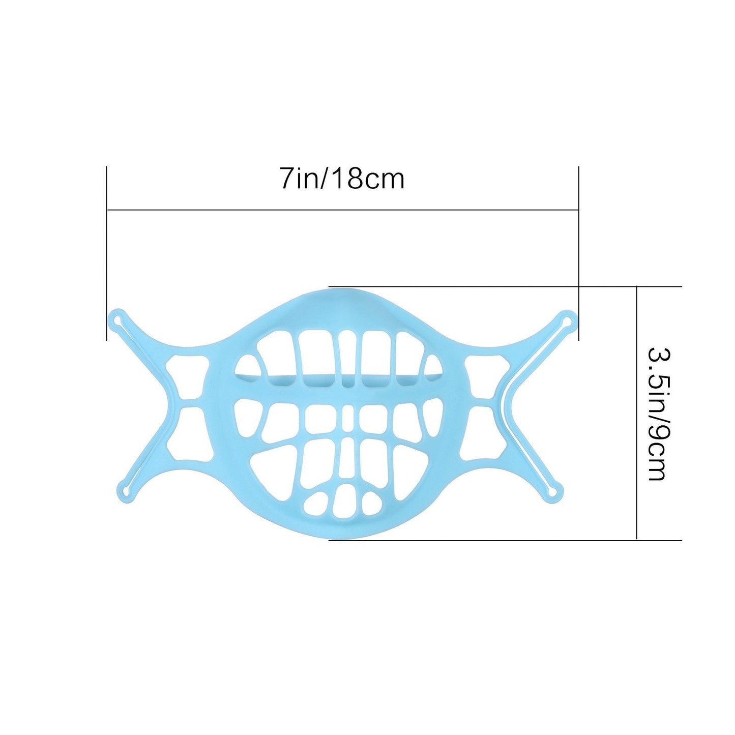 Support de masque 3D en silicone version améliorée de 6e génération