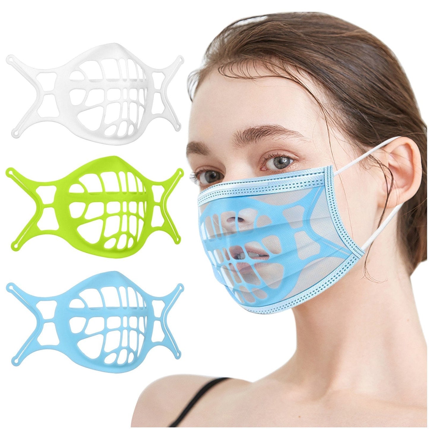 Support de masque 3D en silicone version améliorée de 6e génération