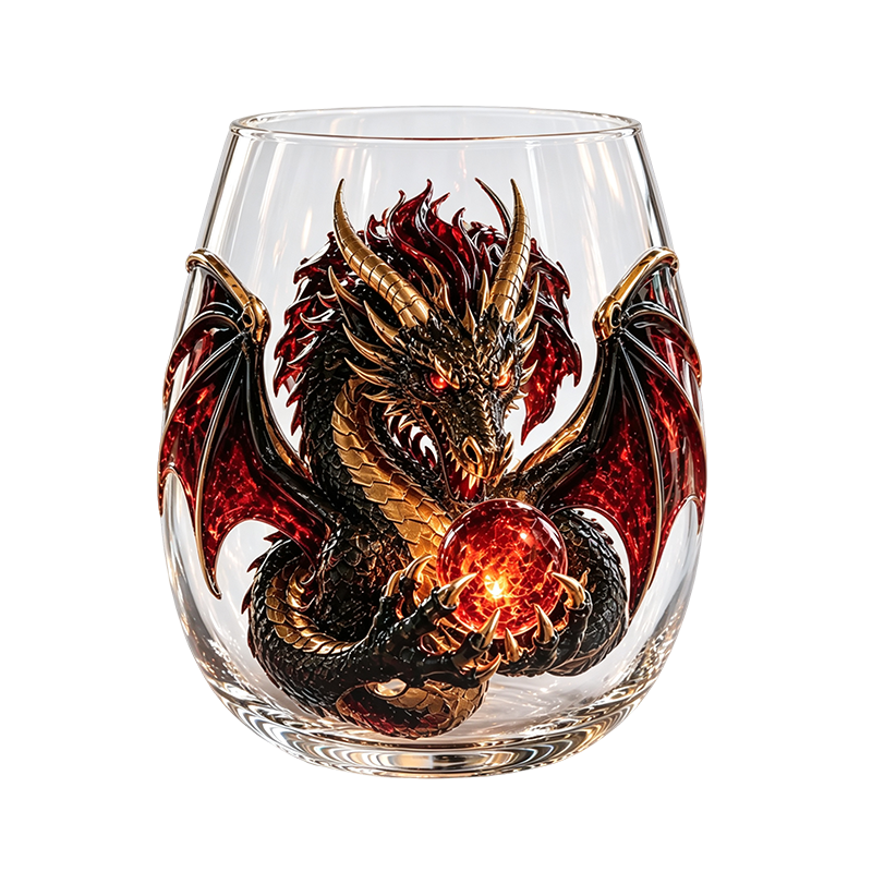 Amoroart™ Ember Throne Dragon Glass