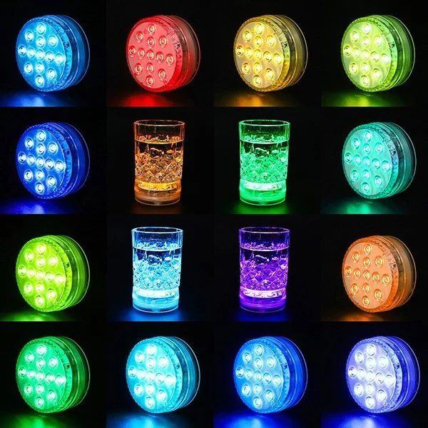Lumière LED étanche à ventouse magnétique avec télécommande