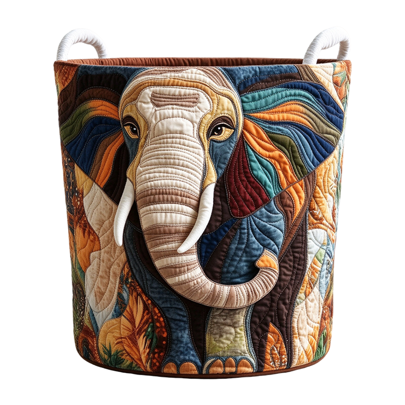 Amoroart™ Bedside Quilted Hamper