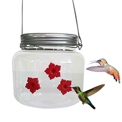 Mangeoire Sherem Mason Jar pour colibris