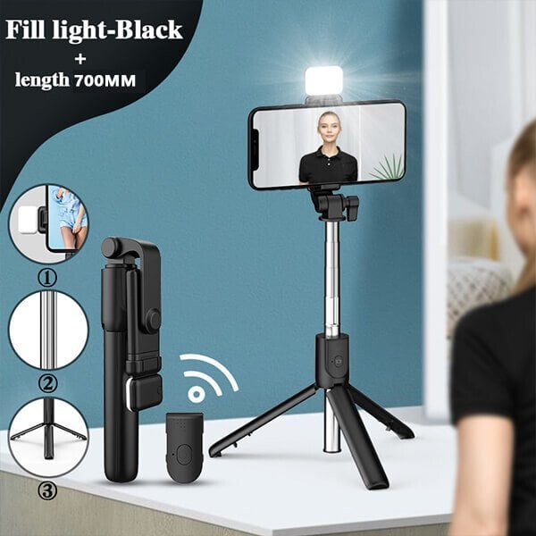 Perche à selfie Bluetooth sans fil 6 en 1