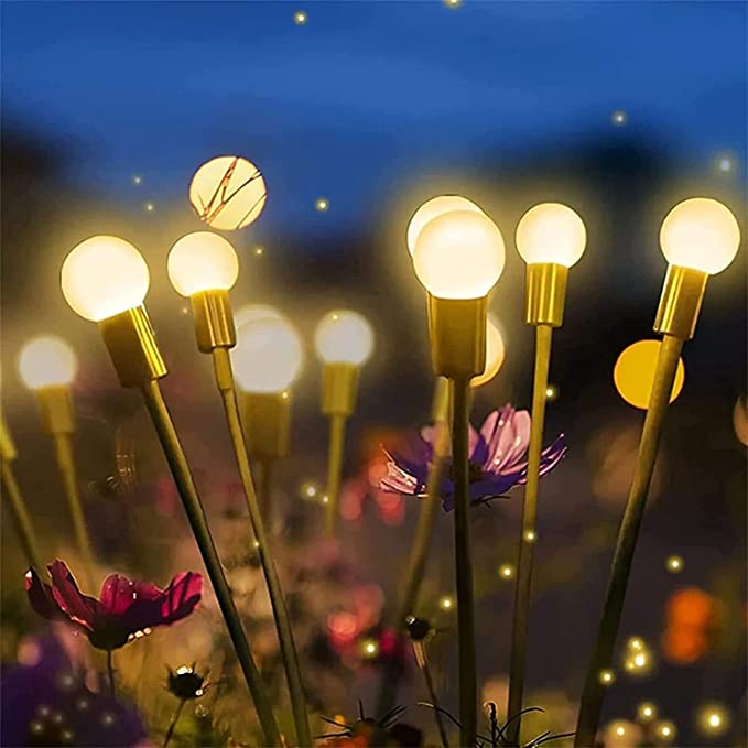 Lampes solaires lucioles étoilées qui se balancent