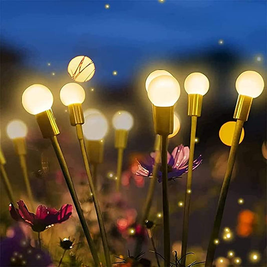 Lampes solaires lucioles étoilées qui se balancent