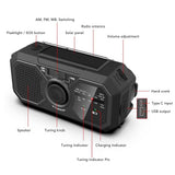 Emergency Solar Hand Crank AM/FM/NOAA Weather Radio