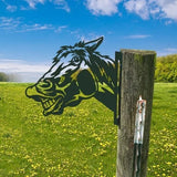 Sherem Farm Peeping Animal Metal Art
