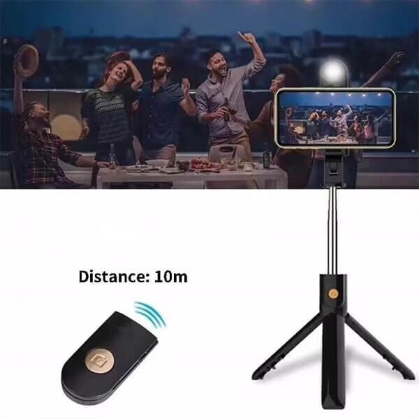 Perche à selfie Bluetooth sans fil 6 en 1
