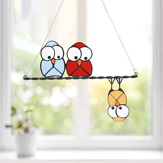 SheremArt Owl Sun Catcher