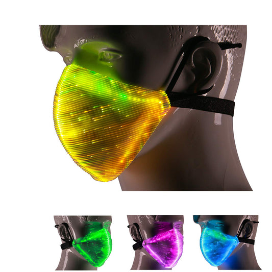Masque LED 3D Lumineux 7 Couleurs