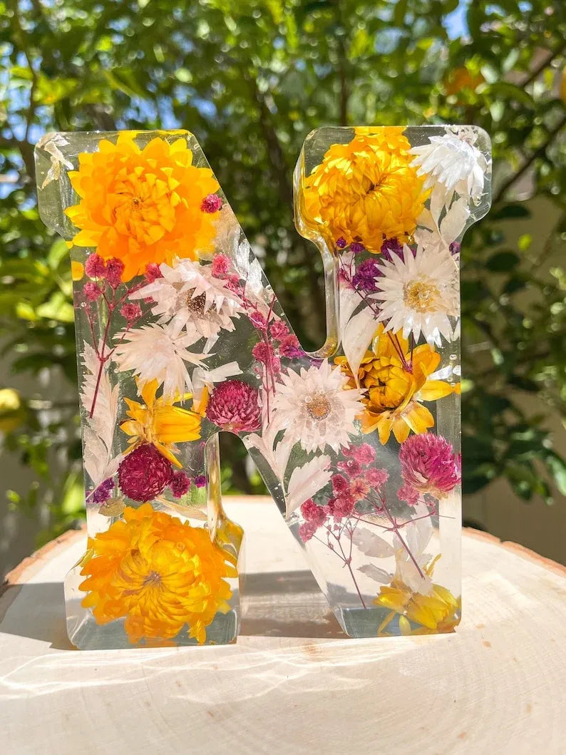 Veilleuse en résine florale Naturliva