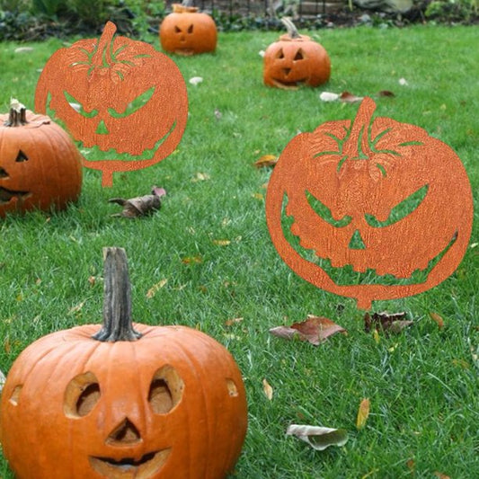 Ornements de jardin d'Halloween Citrouille effrayante