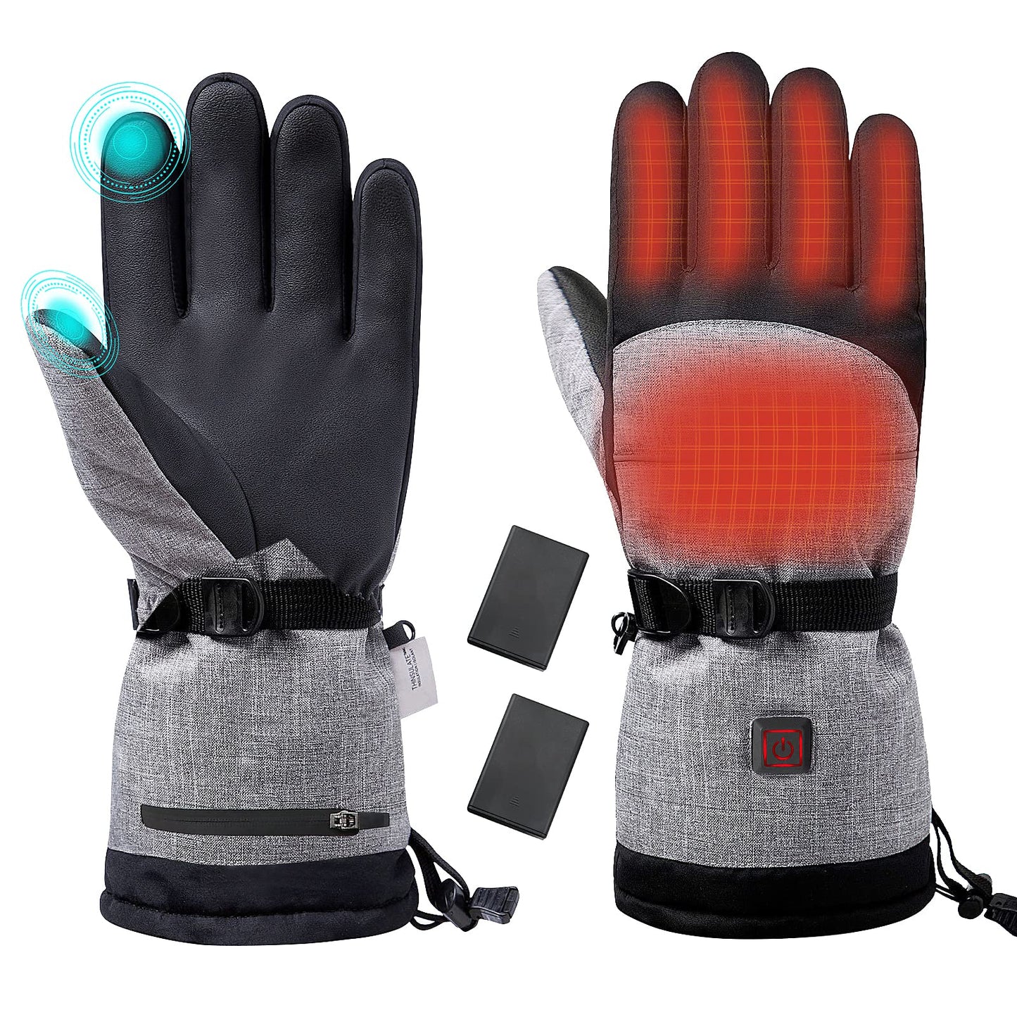 Gants chauffants à température réglable 40-55 °C