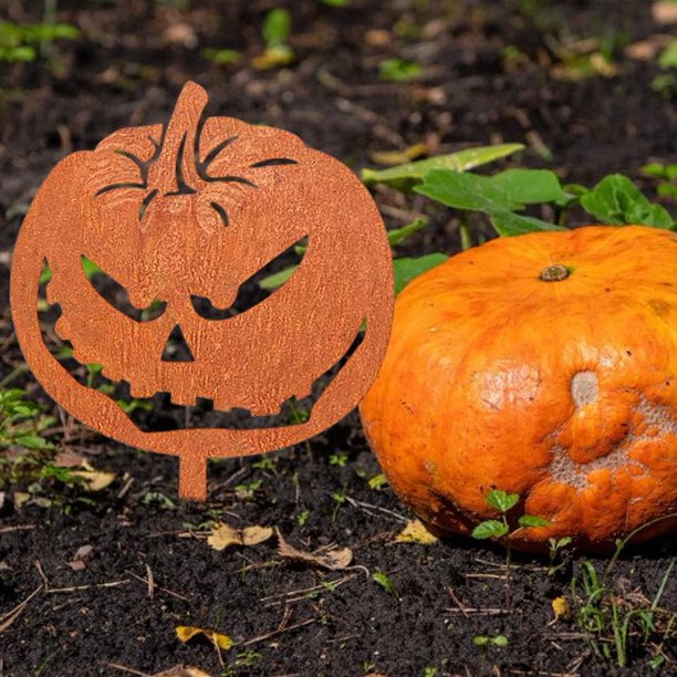 Ornements de jardin d'Halloween Citrouille effrayante