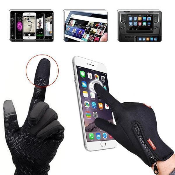 Gants imperméables tactiles et thermiques