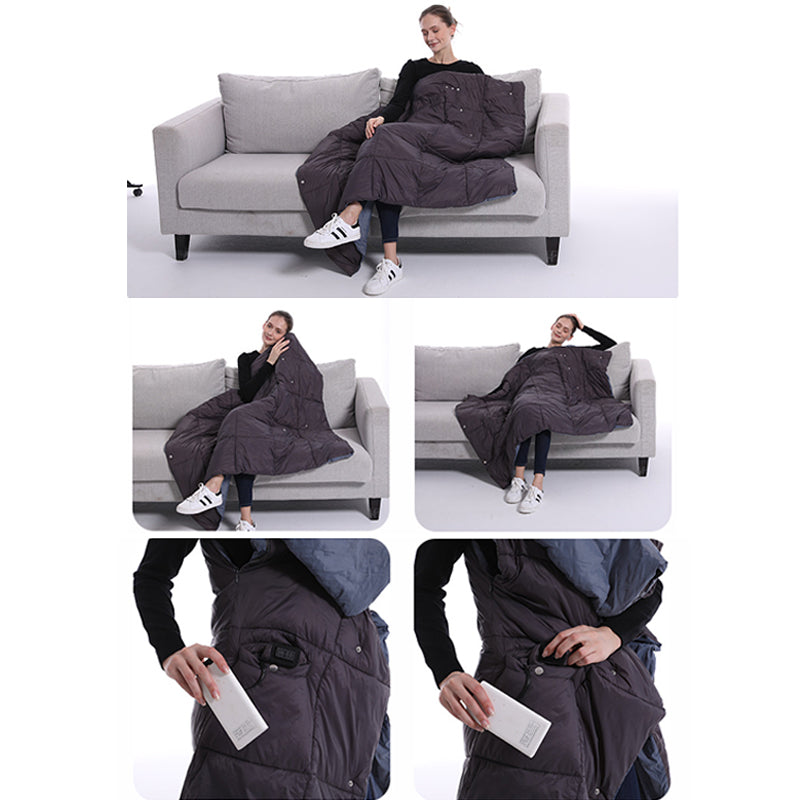 Couverture chauffante multifonctionnelle hiver nouveau gilet chauffant extérieur châle électrique chaud
