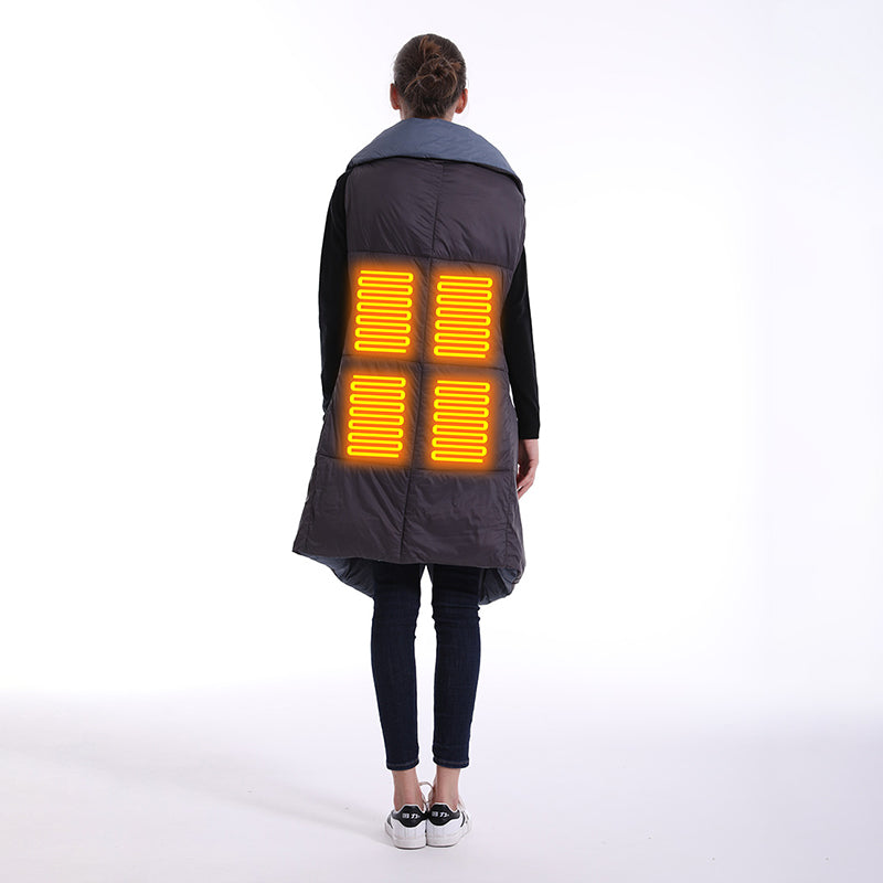 Couverture chauffante multifonctionnelle hiver nouveau gilet chauffant extérieur châle électrique chaud