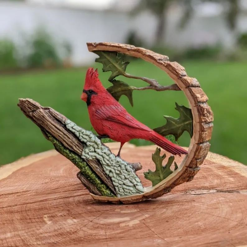 SheremArt Vibrant Cardinal