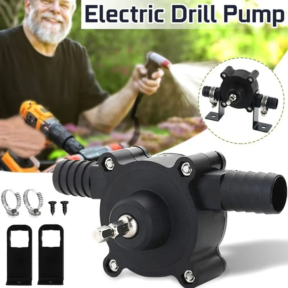 Pompe de transfert d'eau auto-amorçante pour perceuse électrique à main