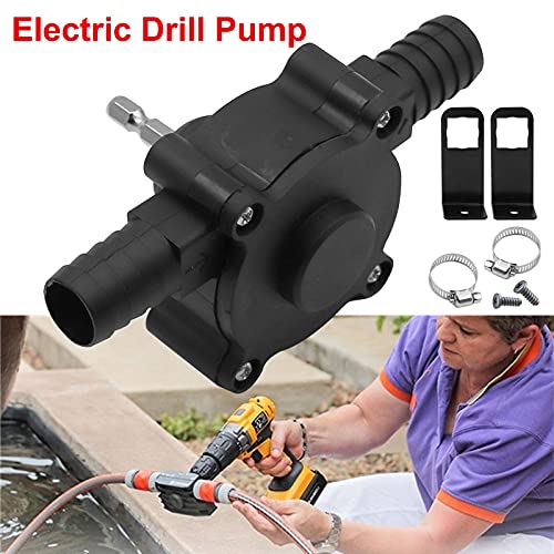 Pompe de transfert d'eau auto-amorçante pour perceuse électrique à main